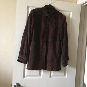 Shade dark brown jacket